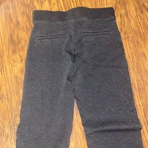 Grey LOFT elastic waistband trouser pants NWOT